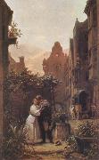 Carl Spitzweg The Farewell oil painting reproduction